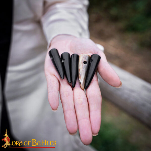 Horn Toggles Handcrafted from Genuine Ox Horn Set of 5 - Image 7