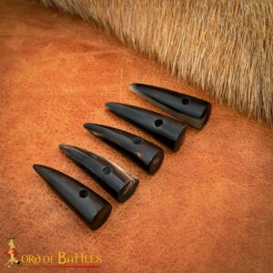 Horn Toggles Handcrafted from Genuine Ox Horn Set of 5
