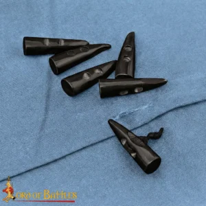 Handcrafted Genuine Horn Toggles Set of 5