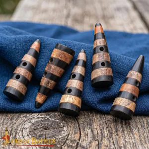 Viking horn toggle buttons