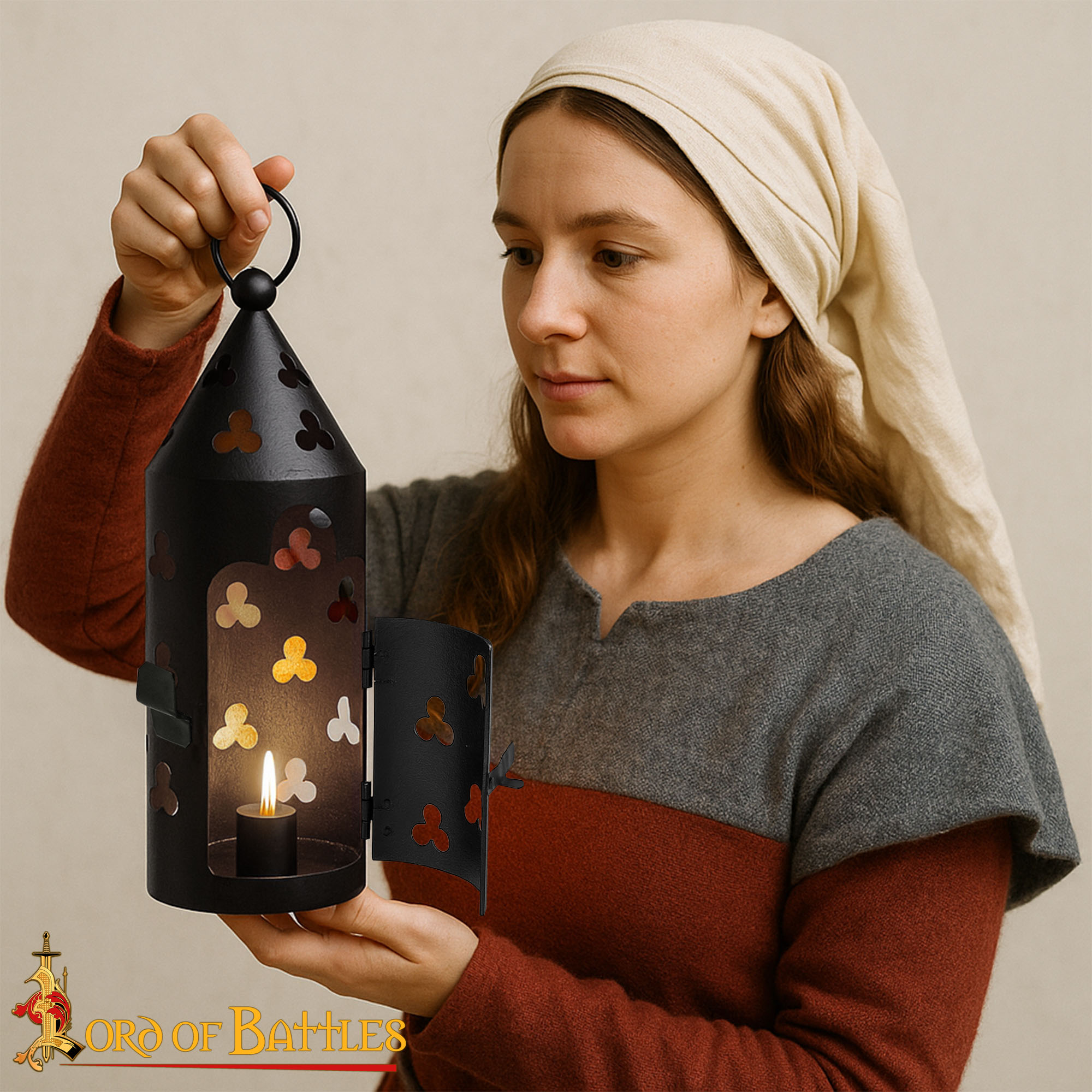 Medieval Iron Lantern-8501 1