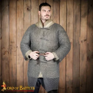 Medieval Chainmail Hauberk 9 mm 16 Gauge High Tensile Spring Butted
