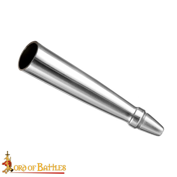 Flat Ended Medieval Spear Butt Cap Handcrafted Steel Accessory - Image 5
