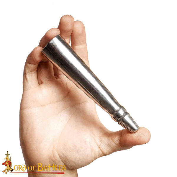 Flat Ended Medieval Spear Butt Cap Handcrafted Steel Accessory - Image 6