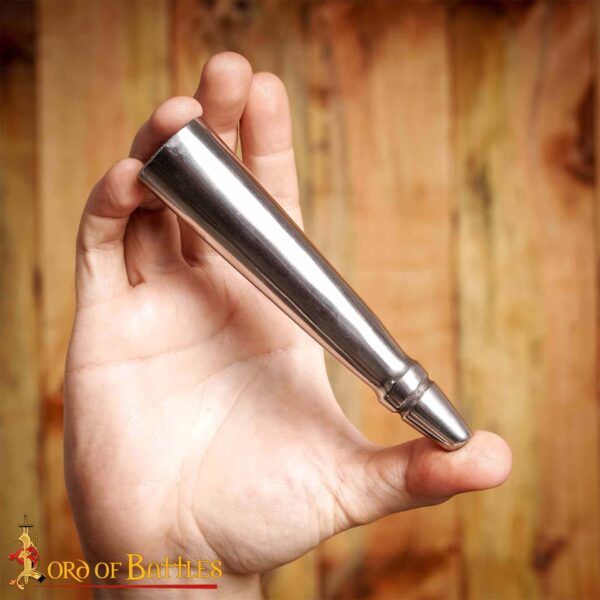 Flat Ended Medieval Spear Butt Cap Handcrafted Steel Accessory - Image 8