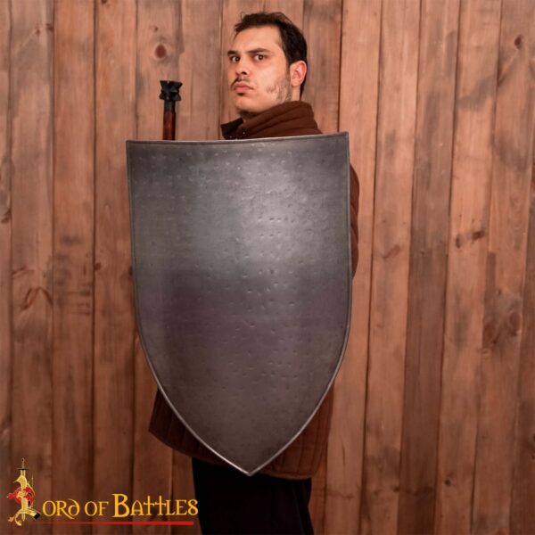 Medieval Customizable Heater Steel Shield - Image 2