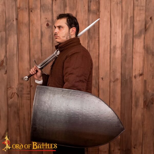 Medieval Customizable Heater Steel Shield - Image 6