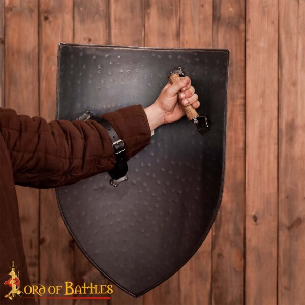 Medieval Customizable Heater Steel Shield - Image 7