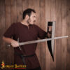 12th Century Medieval Steel Kite Shield – Polished Crusader Shield for Reenactment Display 25209 4 1