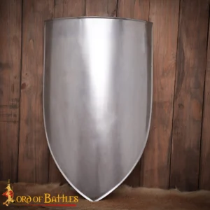 Medieval Right Handed Steel Heater Shield Blank 18 gauge Steel