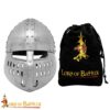 12th Century Steel Crusader Spangenhelm Helmet 2228 3