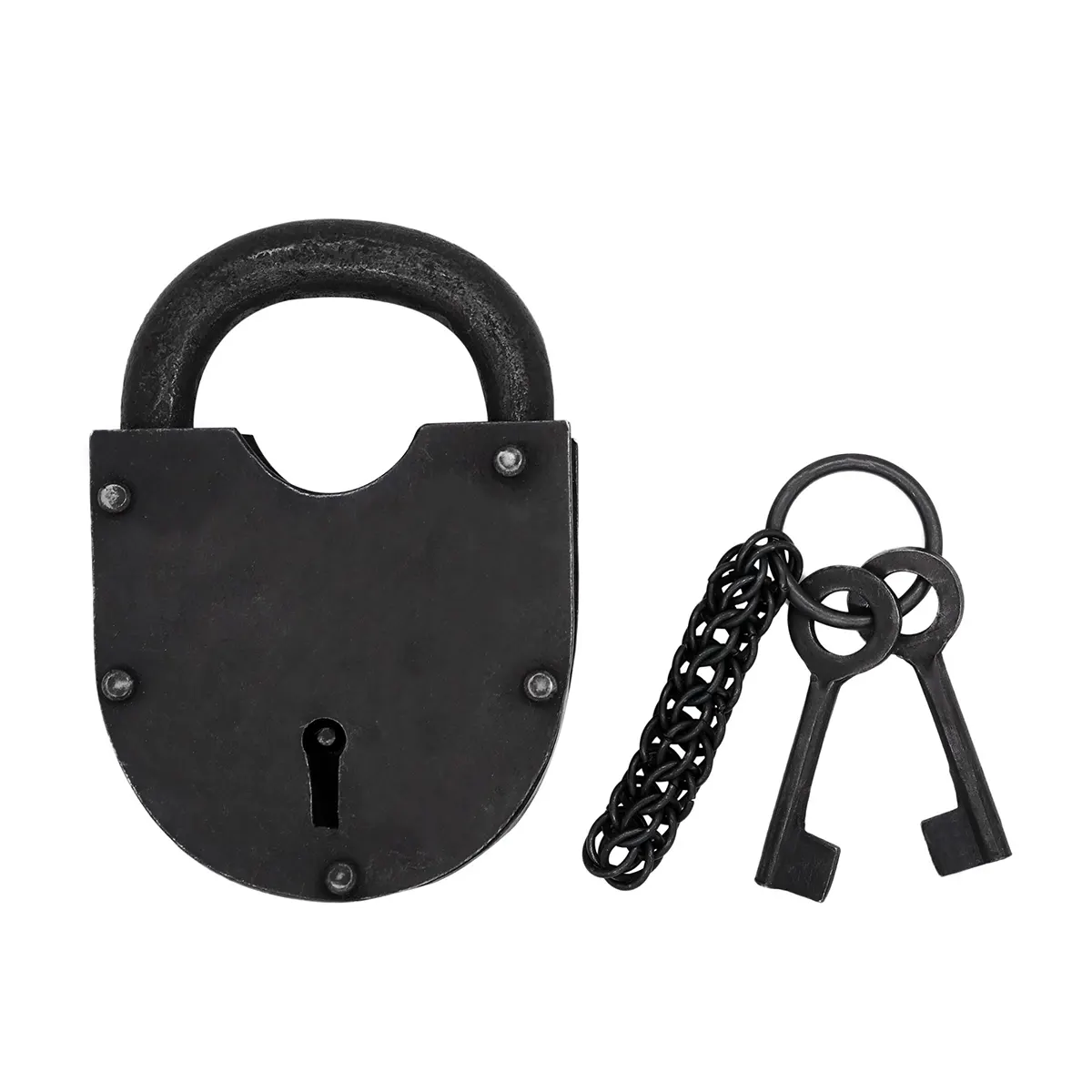 Iron Medieval Padlock Iron with Keys Iron Medieval Padlock Iron with Keys - Image 4