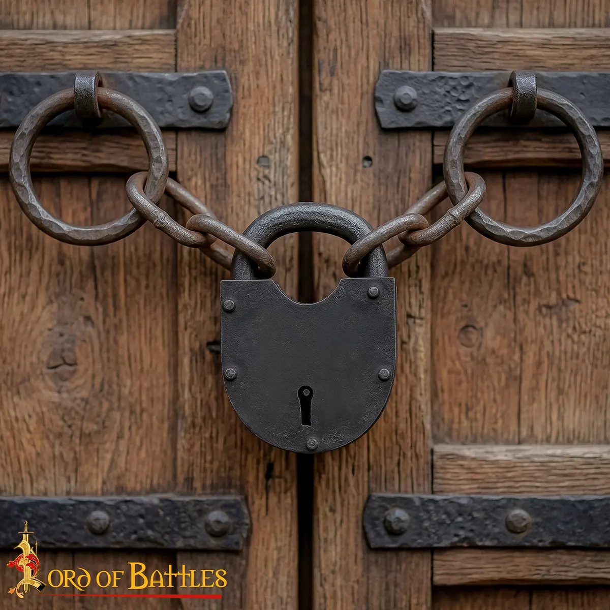 Iron Medieval Padlock Iron with Keys Iron Medieval Padlock Iron with Keys - Image 6