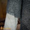 13th Century Chainmail Haubergeon Mild Steel Round Ring Round Riveted 10mm16g 161N 5