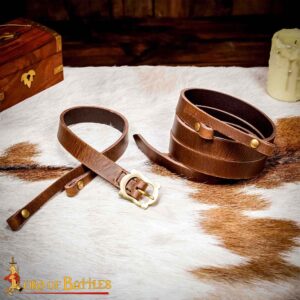 Roman Legionary Leather Baldric – 3 mm Genuine Leather Sword Carrier