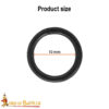 13th Century Medieval Chainmail Loose Rings Mild Steel Butted 10mm16g 815BK 2