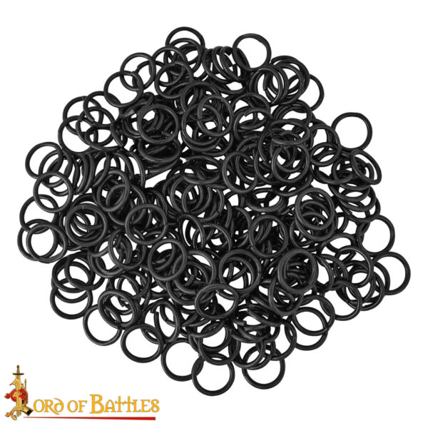 Mild Steel Loose Rings, Butted Round Rings, 10 mm 16 gauge, Craft and Repair Chainmail Armour - Image 4