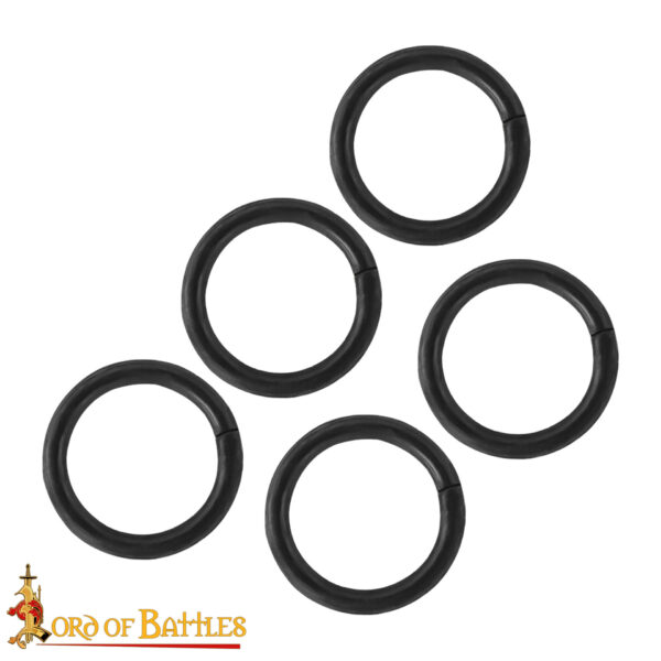 Mild Steel Loose Rings, Butted Round Rings, 10 mm 16 gauge, Craft and Repair Chainmail Armour - Image 5