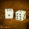 13th Century Medieval Hand Carved Bone Dice Gaming Set 4405 6pcs 1