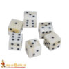 13th Century Medieval Hand Carved Bone Dice Gaming Set 4405 6pcs 3