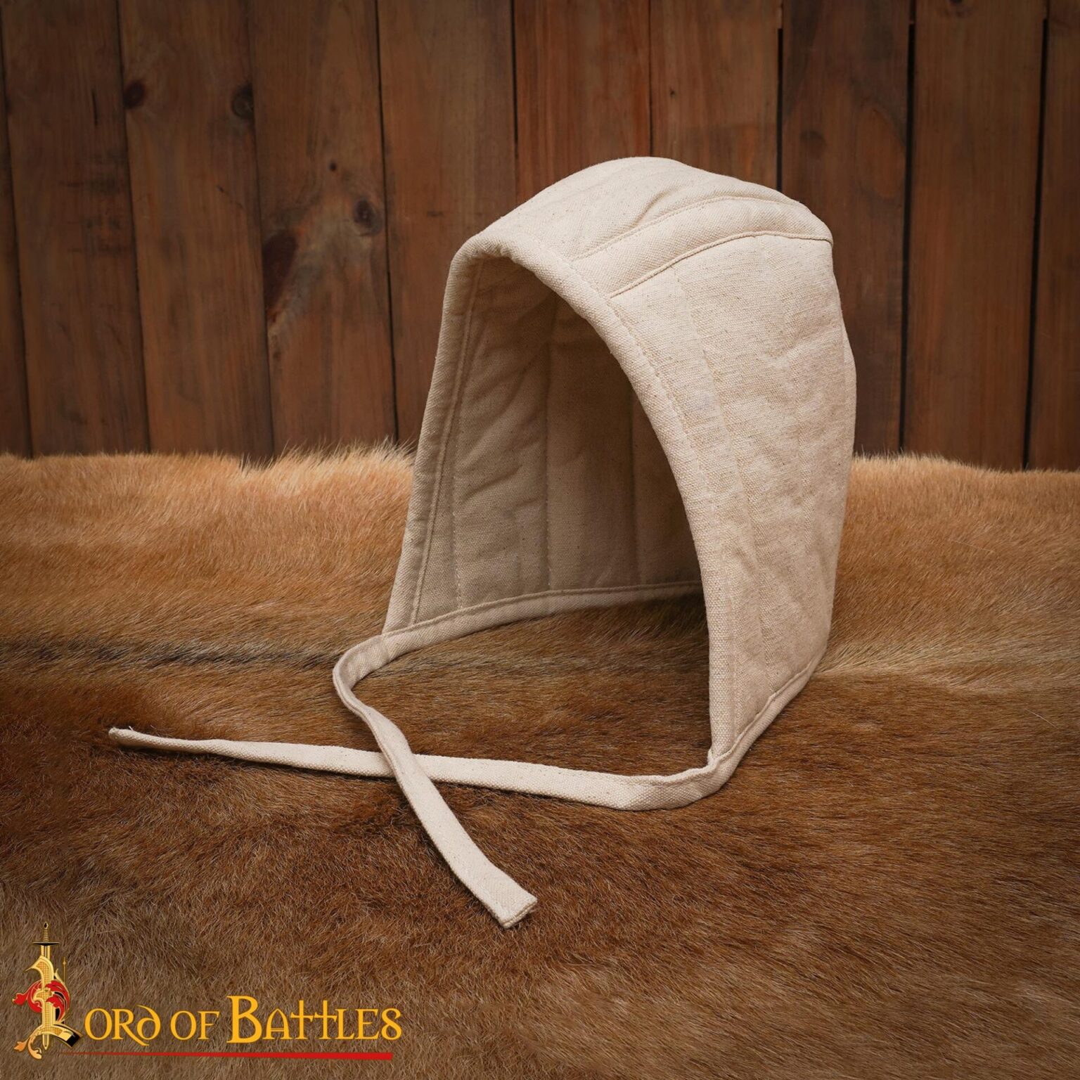 13th Century Medieval Padded Canvas Arming Cap 7202E