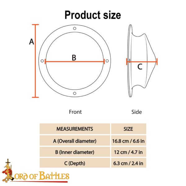 Early Medieval Conical Germanic Steel Shield Boss Handmade Functional Umbo Dark Ages - Image 3