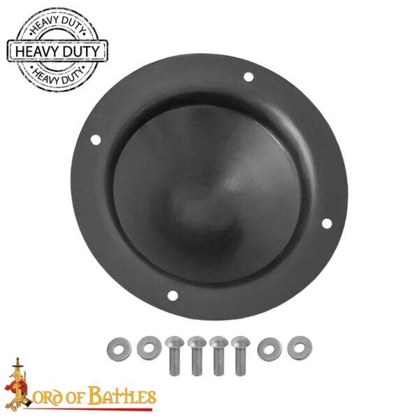 Early Medieval Conical Germanic Steel Shield Boss Handmade Functional Umbo Dark Ages - Image 5