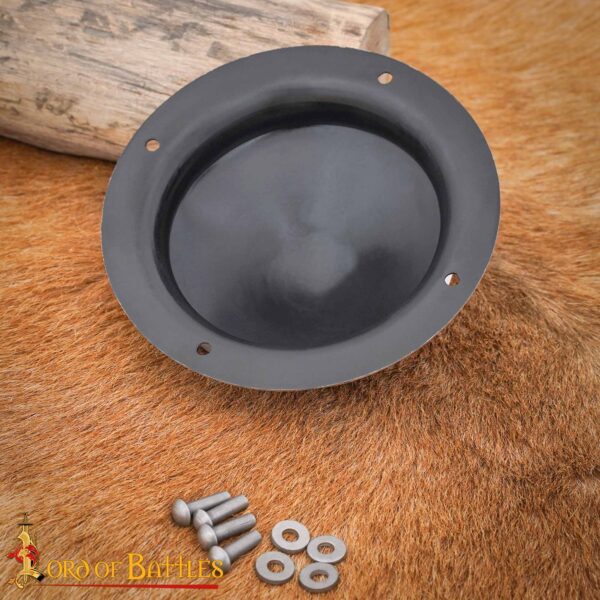 Early Medieval Conical Germanic Steel Shield Boss Handmade Functional Umbo Dark Ages - Image 7