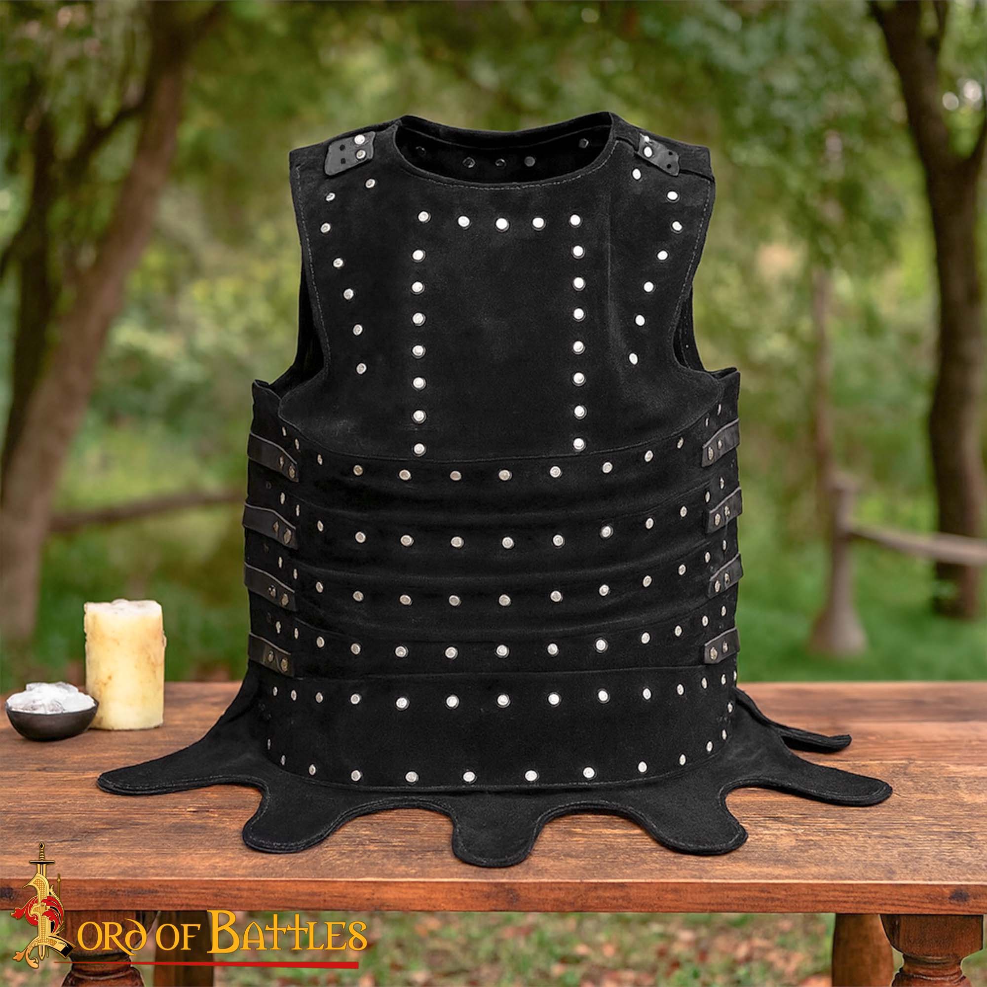 14th Century Kusnacht Brigandine Suede Steel Plate Armor - 25385