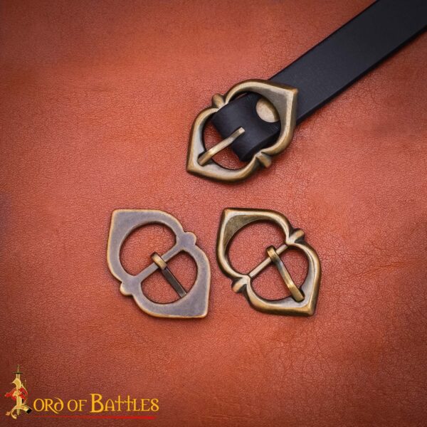 Late Medieval Pure Brass Buckle for Armour Straps - Image 8