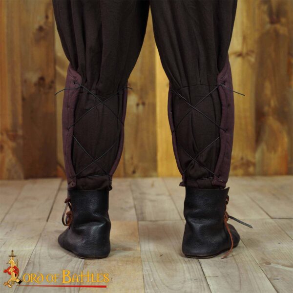 Medieval Padded Greaves Handmade from Sturdy Canvas Cotton - Image 9