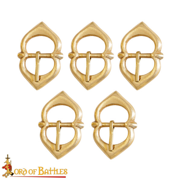 Late Medieval Pure Brass Buckle for Armour Straps - Image 4