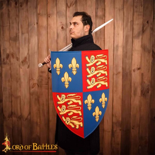 King Henry IV Shield Royal Coat of Arms Decorative Shield - Image 2