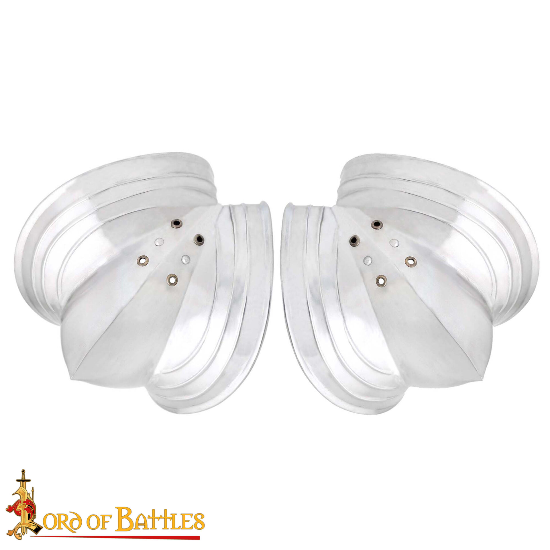 15th Century Gothic Steel Pauldrons Medieval Shoulder Armor Plates-9351P 3