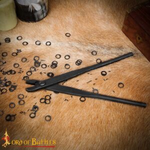 Hand-Forged Steel Round Riveting Tool for 6 mm 18 Gauge Mail Rings