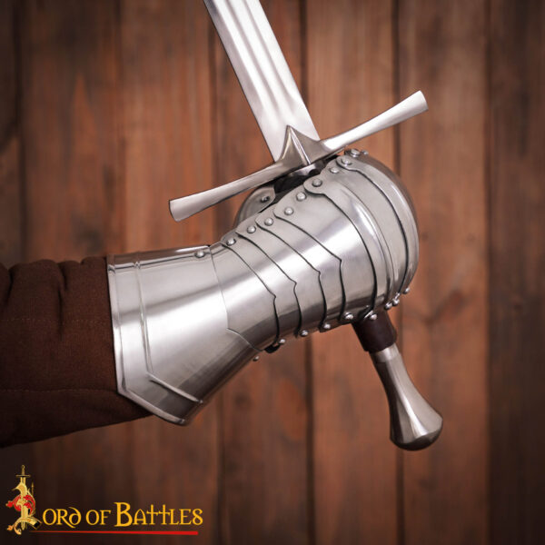 Clamshell Gauntlets - 16 Gauge Steel - Image 7