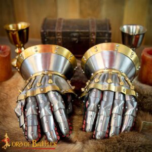 Medieval Baron's 14th century Hourglass Gauntlets