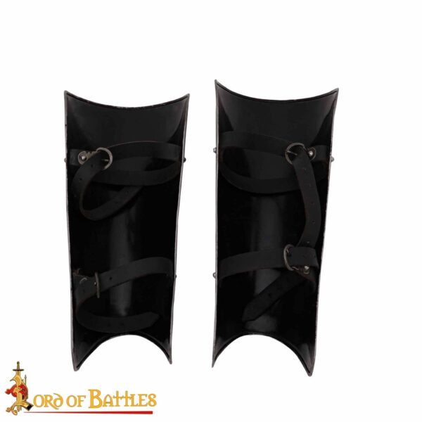 15th Century Medieval Steel Greaves Leg Armor for Reenactment 9506 3