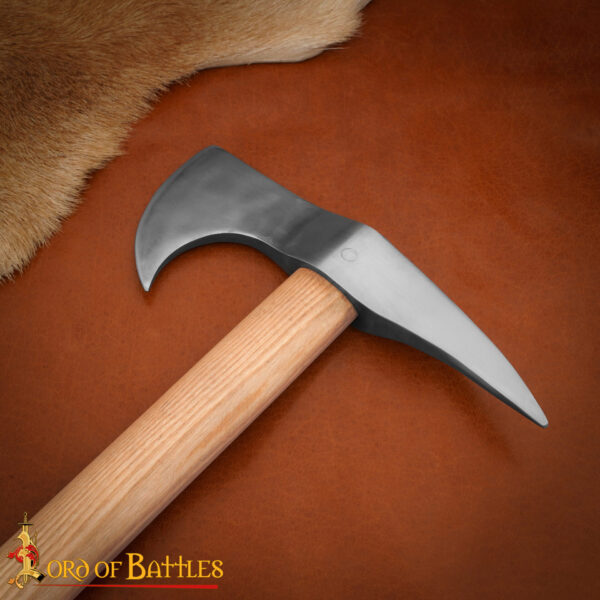 Warrior Sagaris Axe with Hand Forged Carbon Steel Head - Image 8