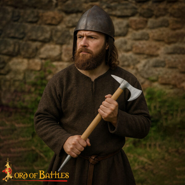 Warrior Sagaris Axe with Hand Forged Carbon Steel Head - Image 10