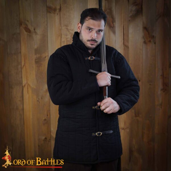 Medieval Padded Gambeson (Type 1) with front Buckles - Perfect for LARP, Medieval Events, and Renfairs - Image 2