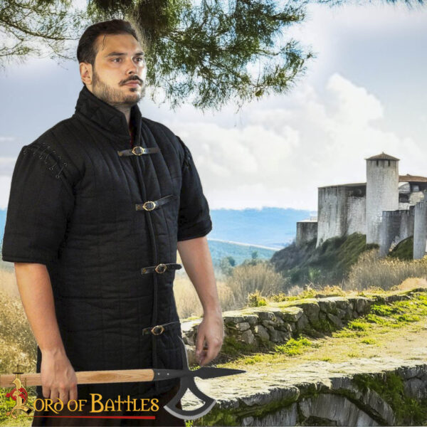 Medieval Padded Gambeson (Type 1) with front Buckles - Perfect for LARP, Medieval Events, and Renfairs - Image 6
