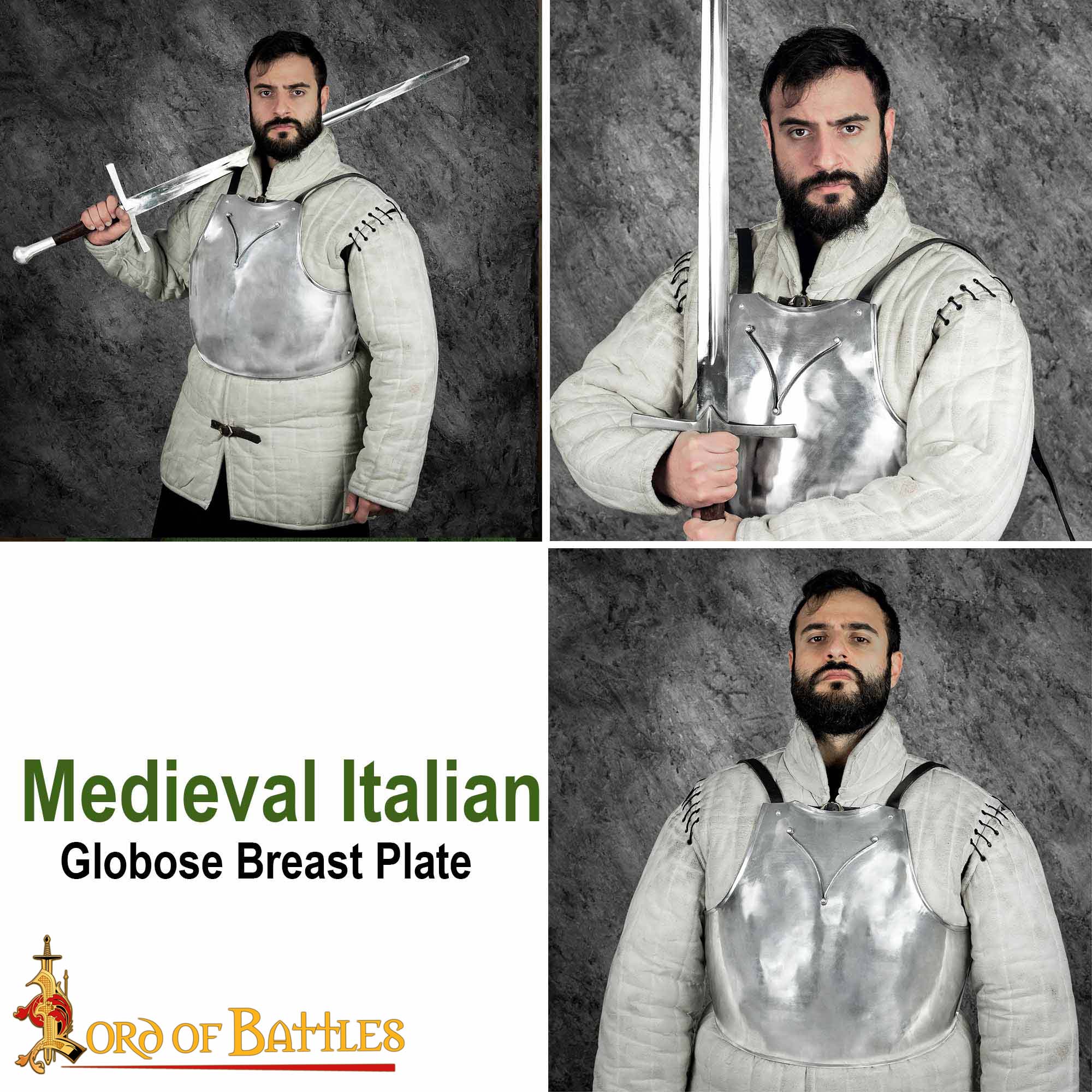 15th-Century-Steel-Breastplate-Cuirass-Armor-9104P 6