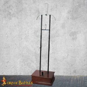 Full Armour Display Steel Stand Hardwood Base Medieval Décor