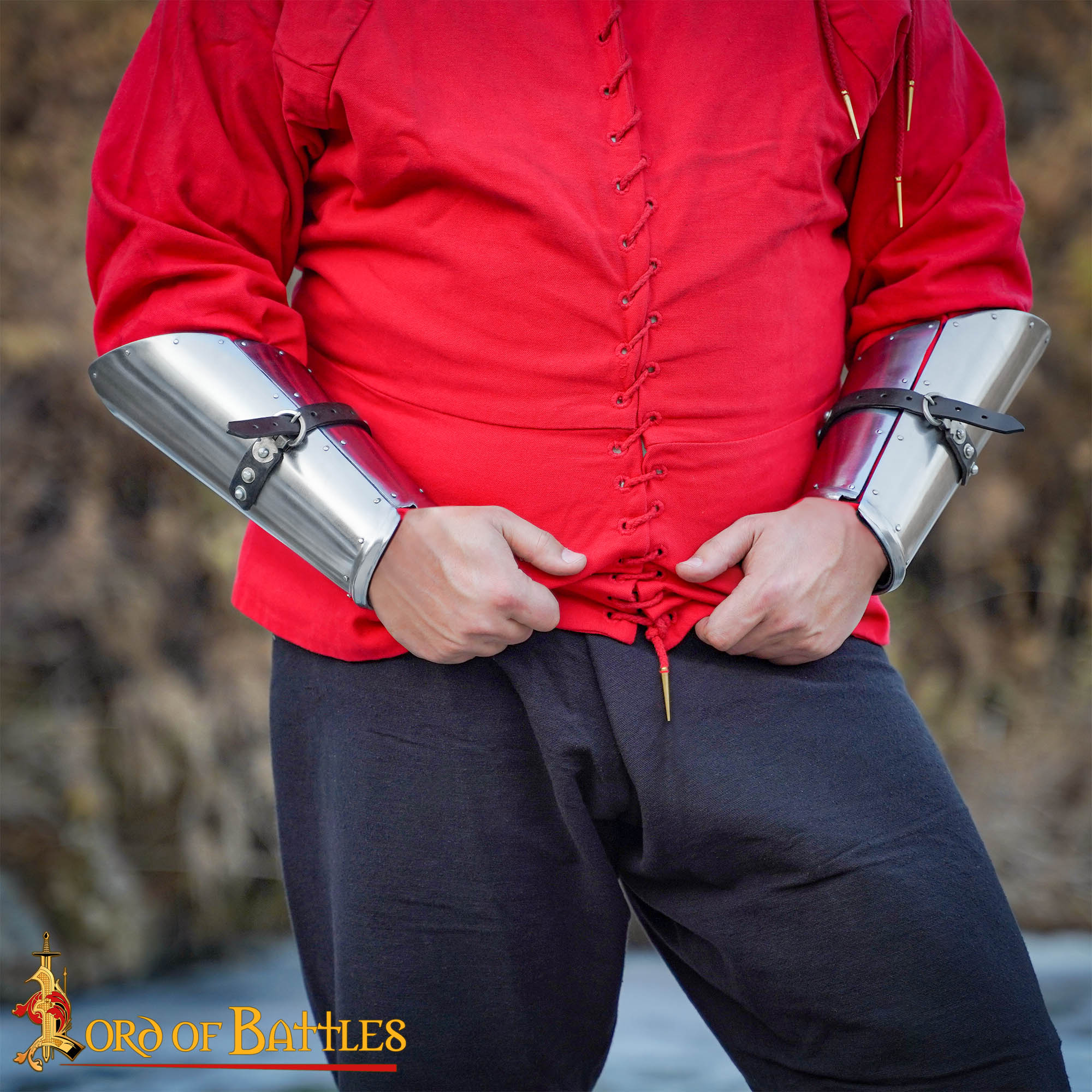 15th-century-polished-steel-vambraces-9305 5