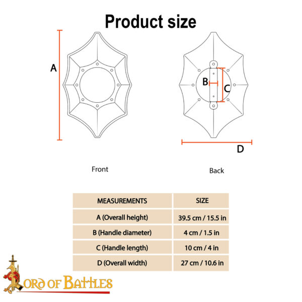 Medieval Talhoffer Buckler Shield Fencing - Image 3