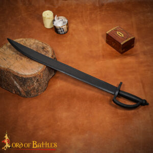 Wooden Caribbean Pirate Cutlass Sword Prop Black