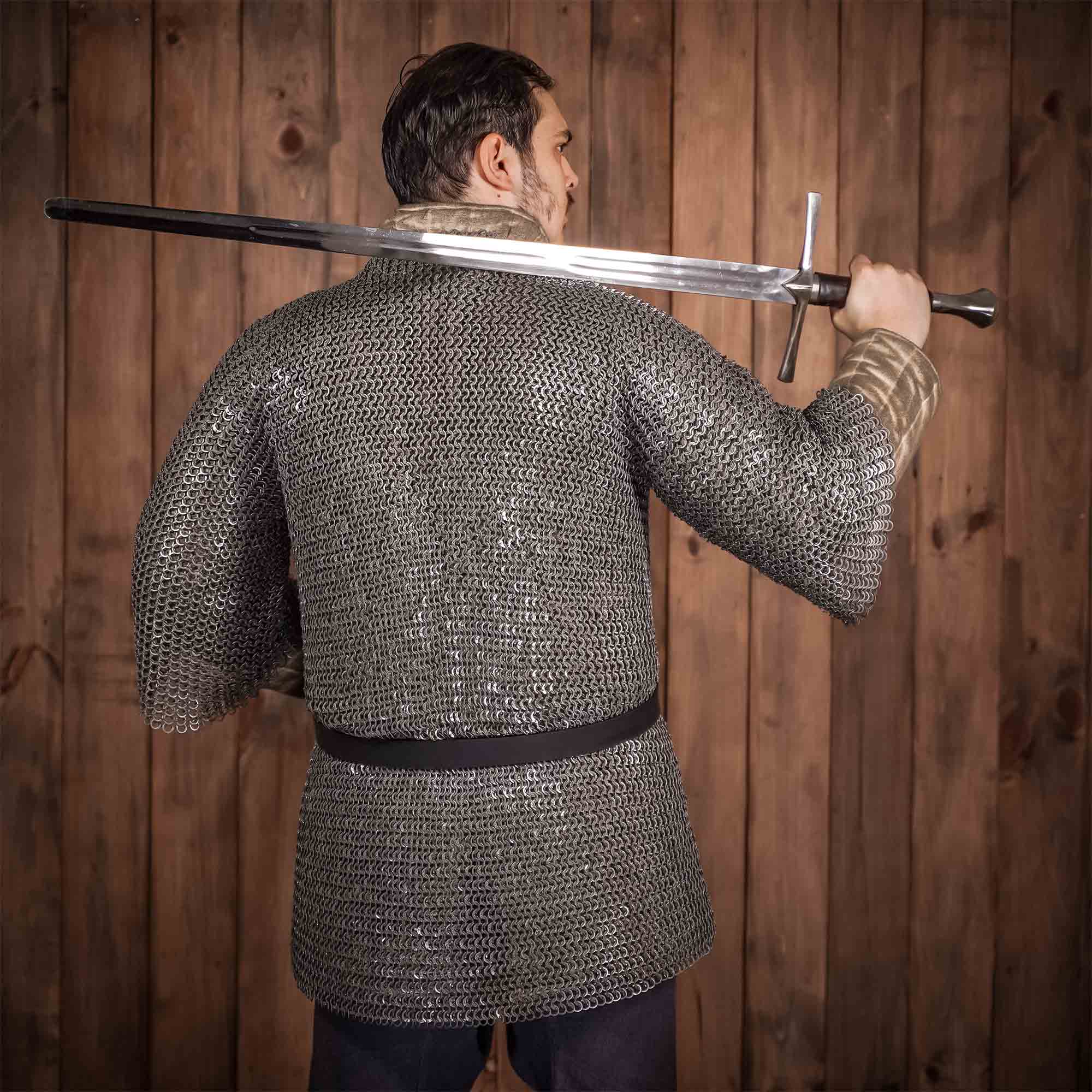 Titanium Flat Rings with Dome Rivets - DIY Chainmail Armor - LORD