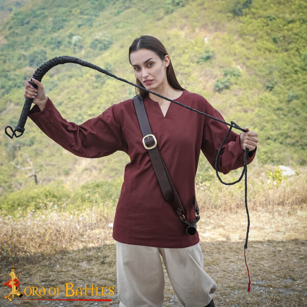 Genuine Leather Bullwhip 240 cm - Image 2