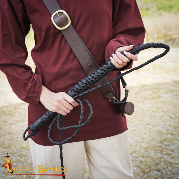 Genuine Leather Bullwhip 240 cm - Image 6